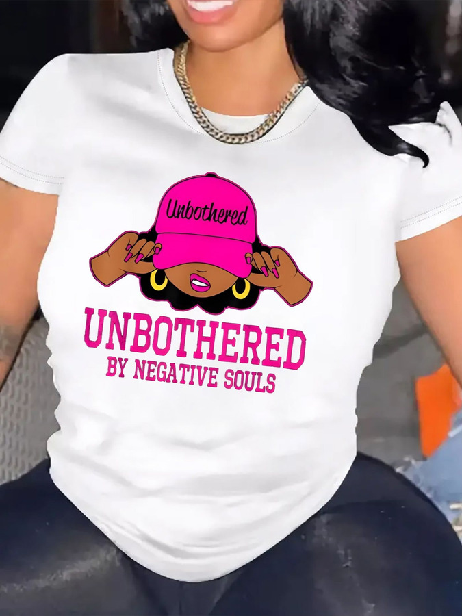 Street Fashion Trend 2025 - Womens TShirt Comfortable Crew Neck Casual
