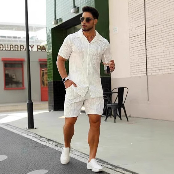 Men's 2 Piece Outfits Short Sl - Street Summer Fashion recension och pris