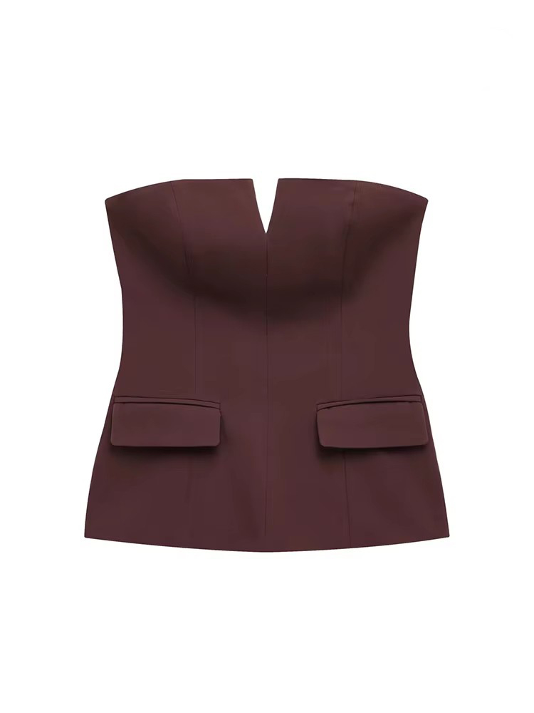 TFMLN Womens Strapless Crop 20 - Street Fashion Trend 2025 recension och pris