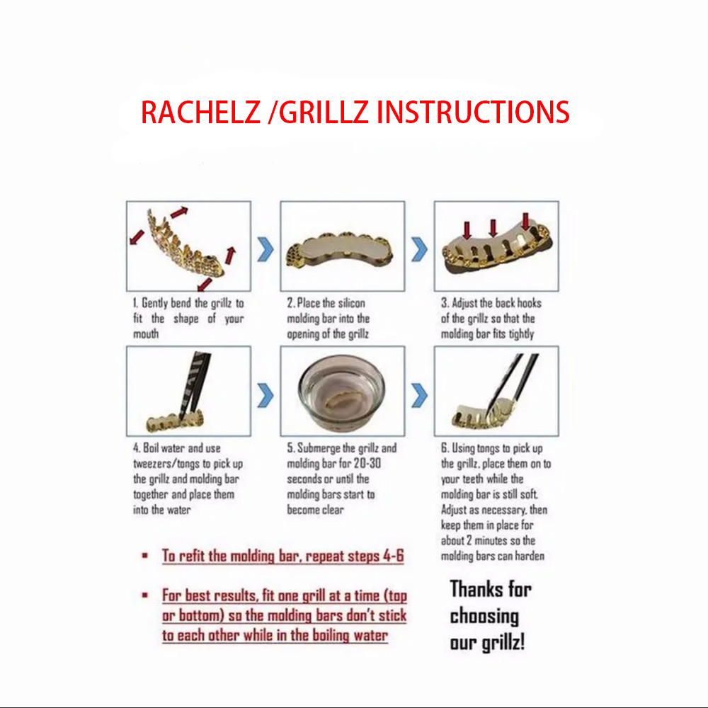 RACHELZ Hip Hop 8/8 Iced Out C - Street Fashion Jewelry recension och pris