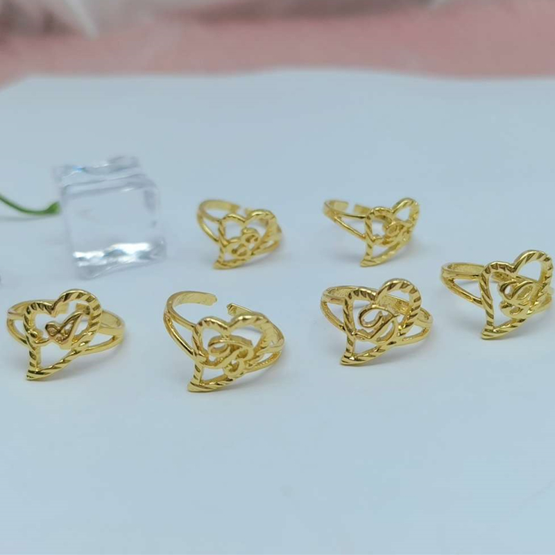 Duoying Custom Initial Rings P - Street Fashion Rings recension och pris
