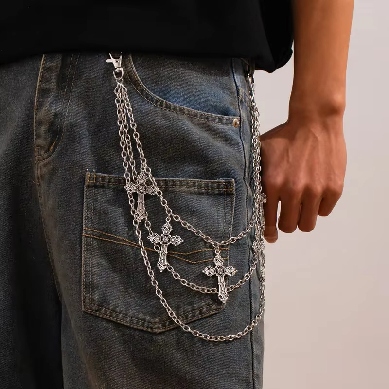 Fashion Punk Metal Pants Chain - Street Fashion Jewelry recension och pris