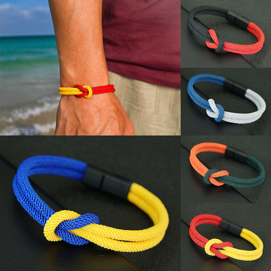 5 Styles Men Rope Bracelet Tru - Street Fashion In Milan recension och pris