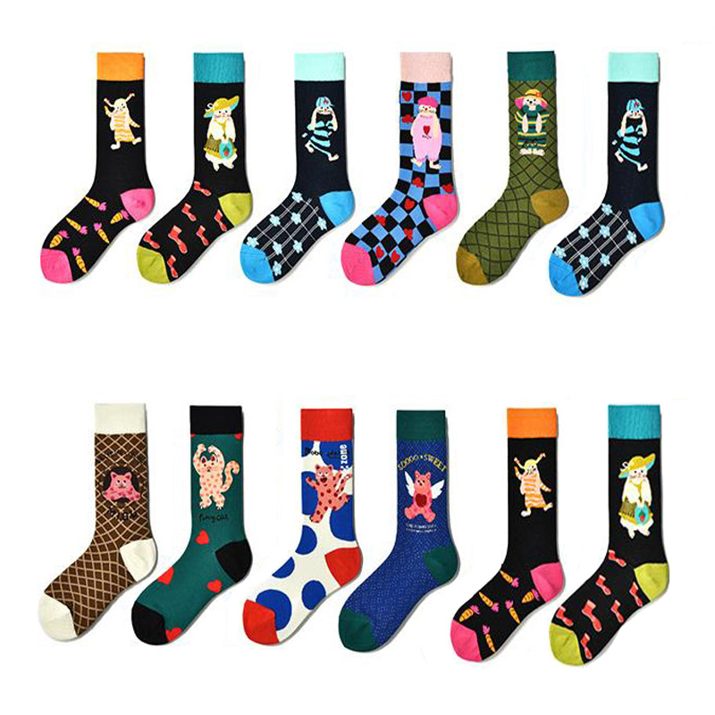 Women's Fashion Socks Cute Col - Street Fashion Youtube recension och pris