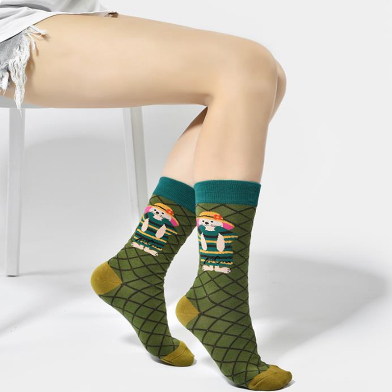 Women's Fashion Socks Cute Col - Street Fashion Youtube recension och pris