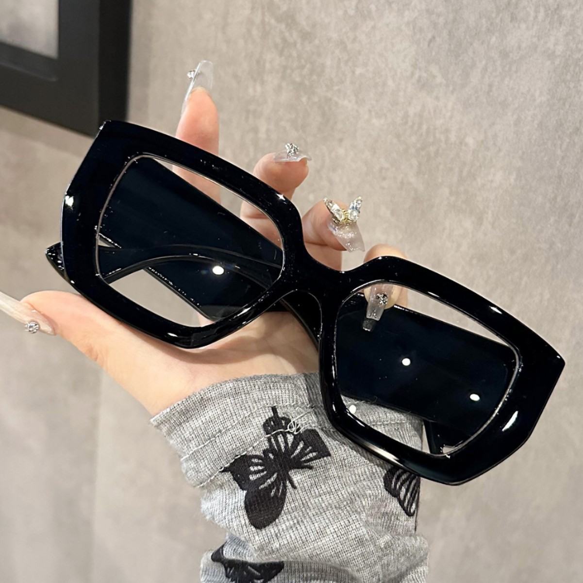 Super Large BoxSunglasses Wome - Italy Fashion Street recension och pris