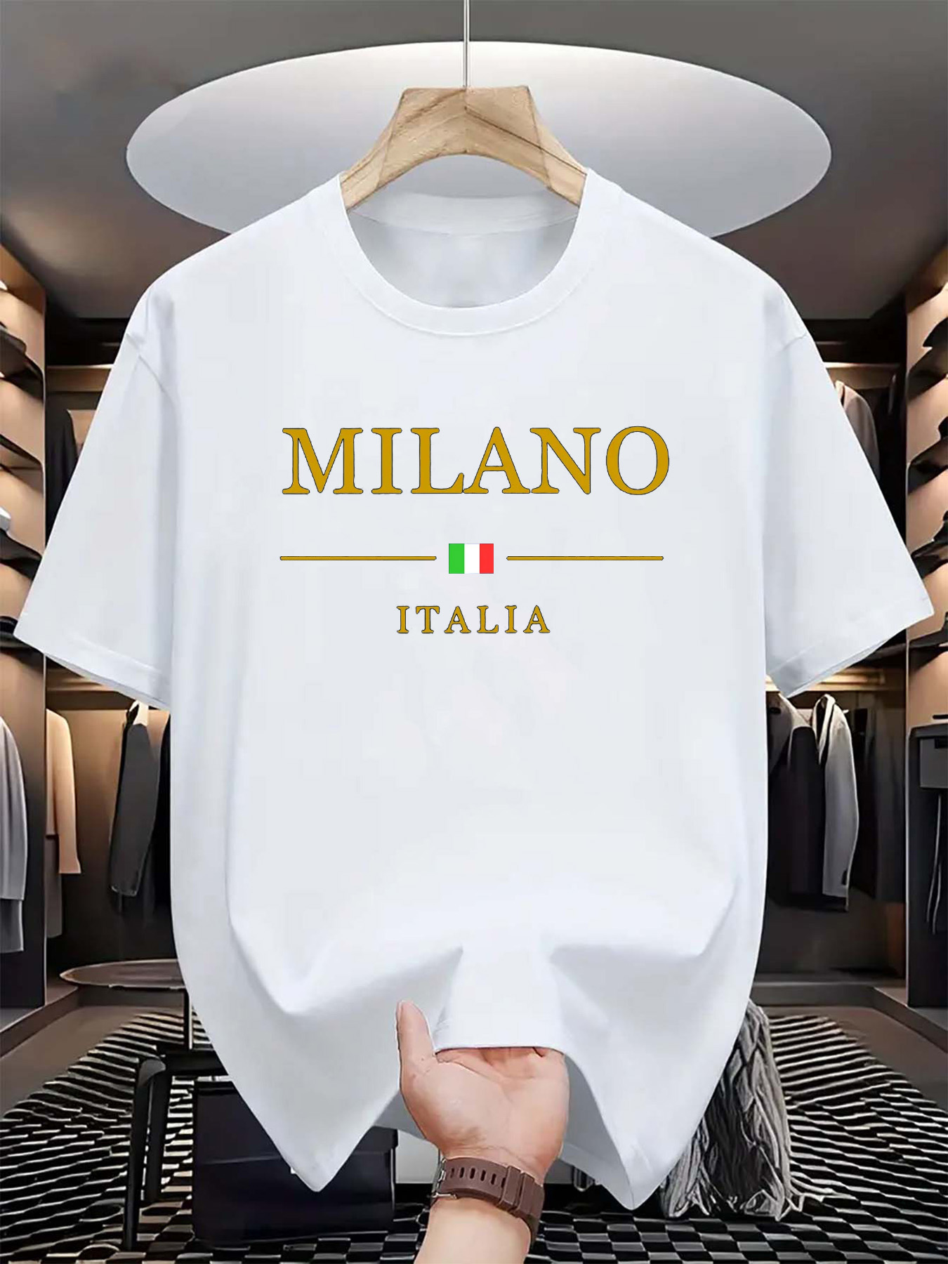 Italian Milan Print Men Women  - Street Fashion In Milan recension och pris