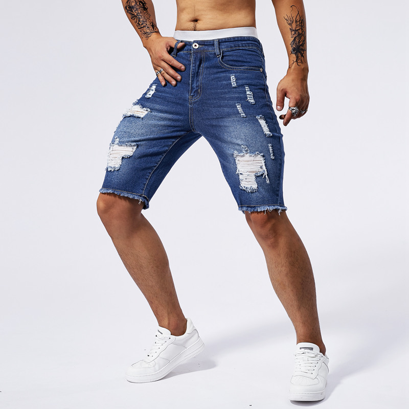 2025 Summer New Men's Ripped D - Street Fashion Brand recension och pris