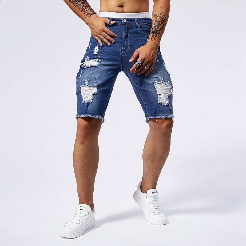 2025 Summer New Men's Ripped D - Street Fashion Brand recension och pris