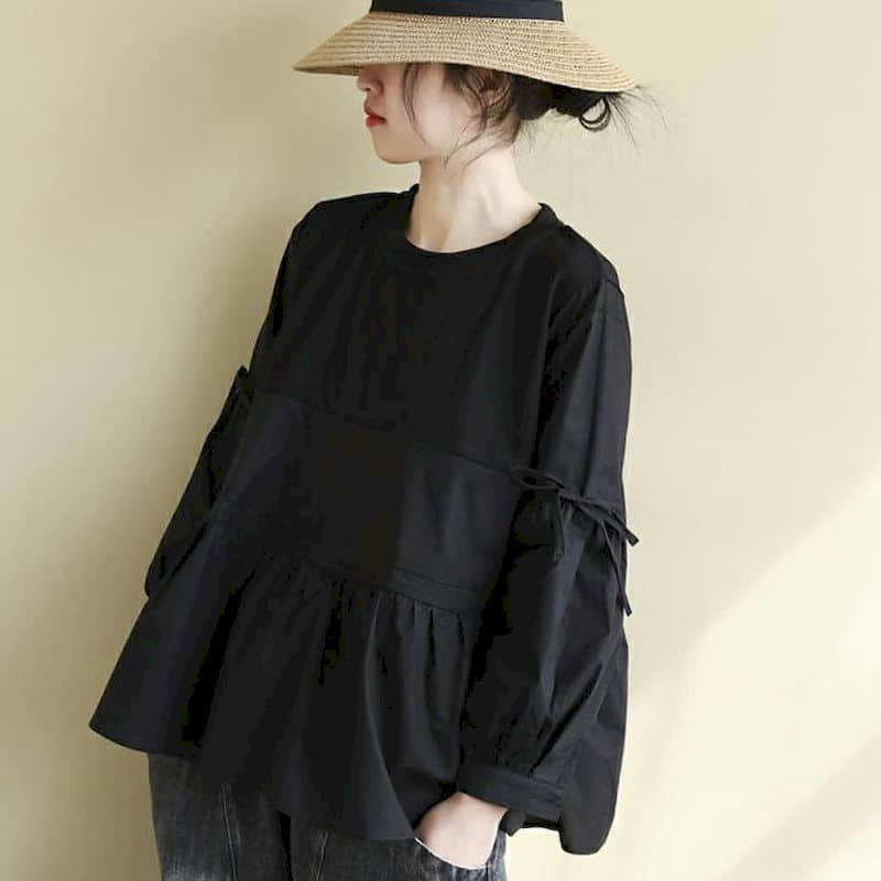 Solid T-shirts for Women Overs - Longline Tee Oversized recension och pris