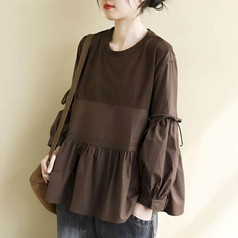 Solid T-shirts for Women Overs - Longline Tee Oversized recension och pris