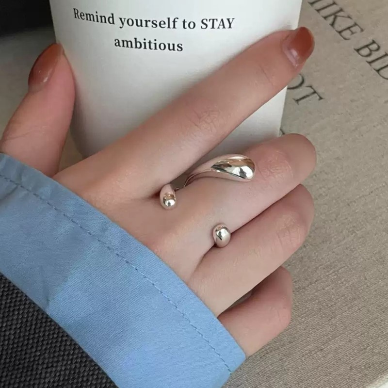 PANJBJ 925 Sterling Silver Irr - Street Fashion Rings recension och pris