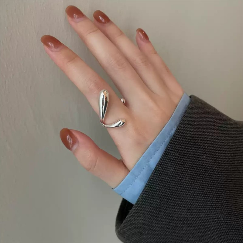 PANJBJ 925 Sterling Silver Irr - Street Fashion Rings recension och pris