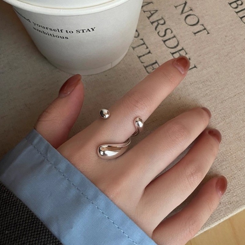 PANJBJ 925 Sterling Silver Irr - Street Fashion Rings recension och pris