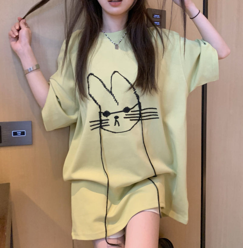 2023 Summer Fashion Minimalist - Longline Tee Oversized recension och pris