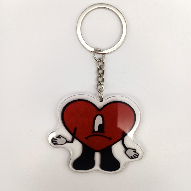 Funny Bad Bunny Red Heart Rapp - Street Fashion Rings recension och pris