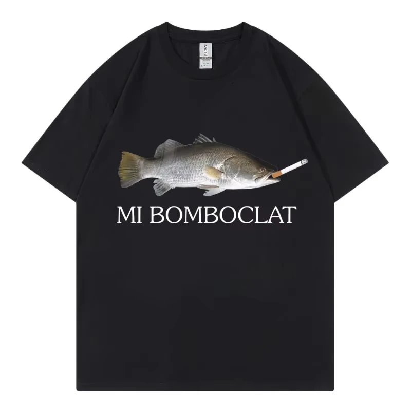 Asian size Funny  Fish T-shirt - Street Fashion Asian Men recension och pris