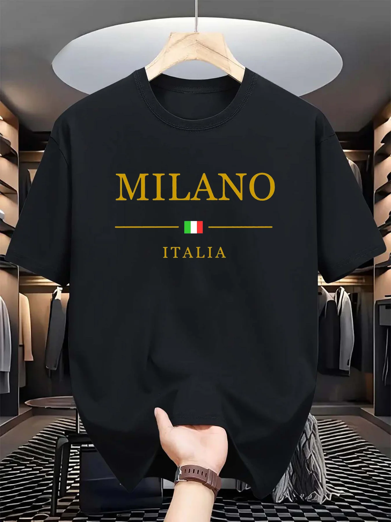 Men's summer 3d printed T-shir - Street Fashion In Milan recension och pris