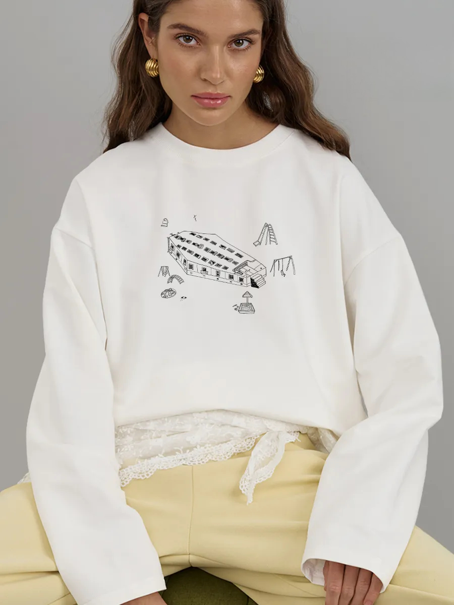 Autumn 100% Cotton Minimalist  - Longline Tee Oversized recension och pris