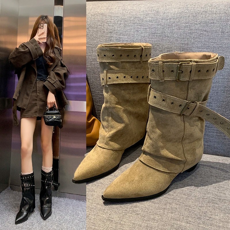 2025 Pointed Toe Women's Winte - Street Fashion Trend 2025 recension och pris