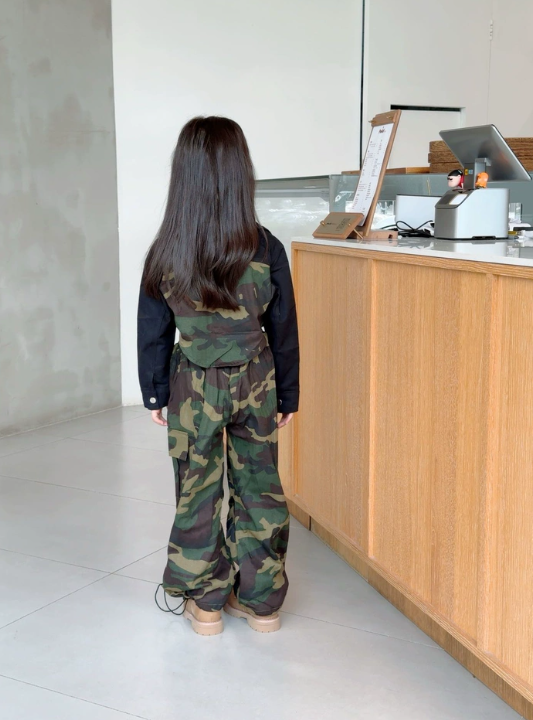 Camouflage Hip Hop Suit Girls  - Street Fashion Kpop recension och pris