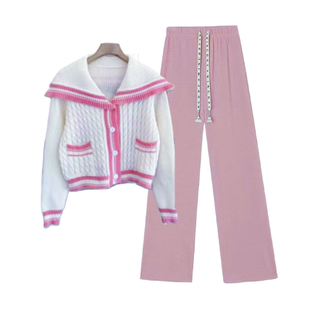 Knitted Spring Preppy Style Sa - Street Fashion Korean recension och pris