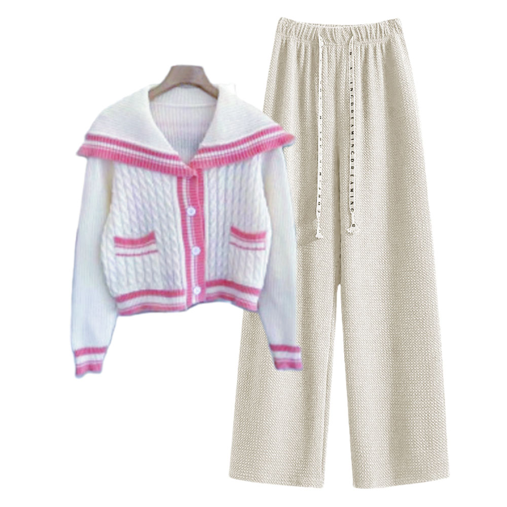 Knitted Spring Preppy Style Sa - Street Fashion Korean recension och pris
