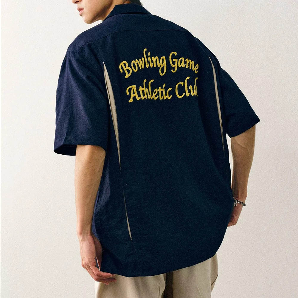 Men's Embroidered Short-Sleeve - Street Fashion Trend 2025 recension och pris