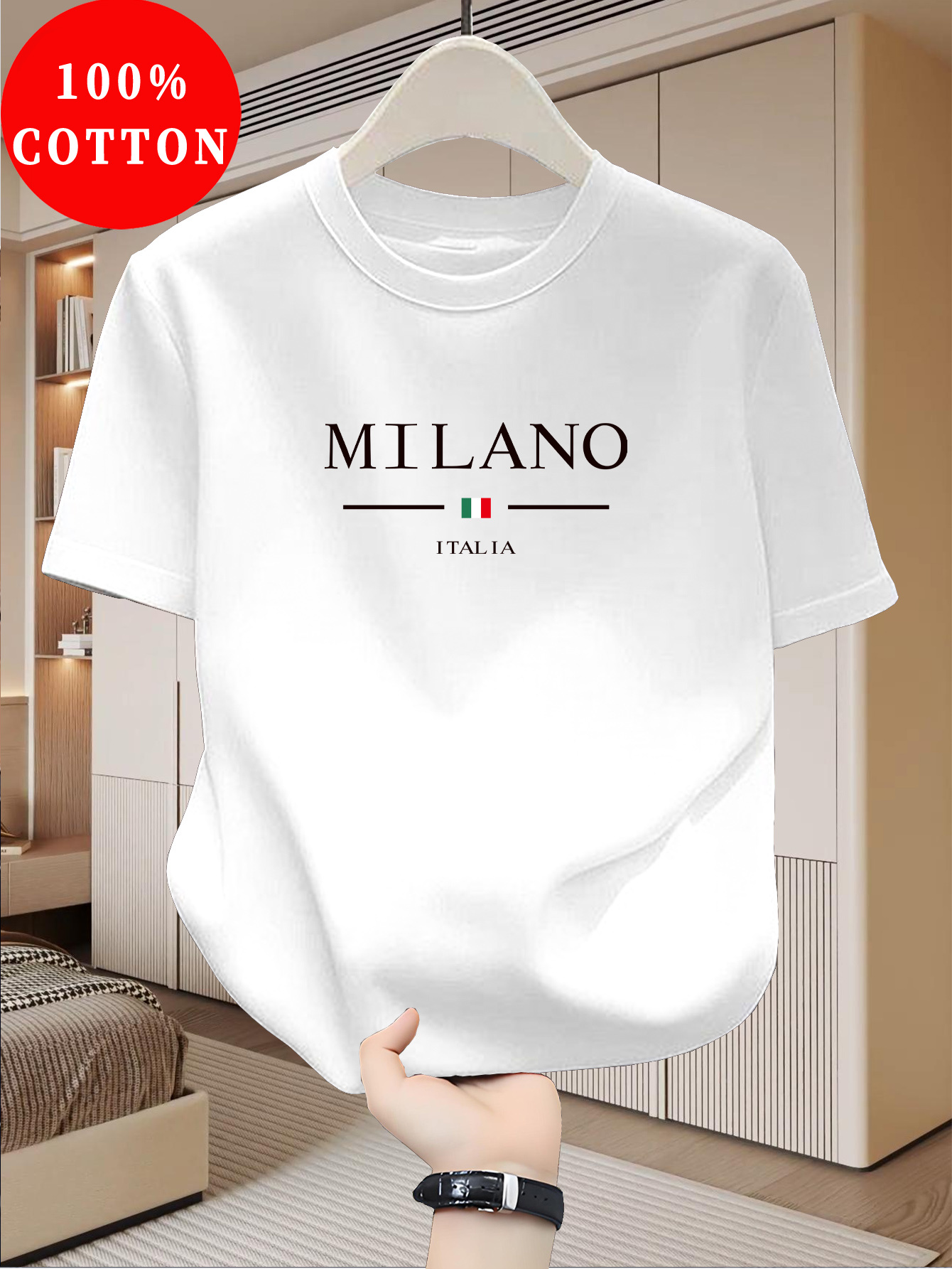 Milan Pattern Printed Short Sl - Street Fashion In Milan recension och pris