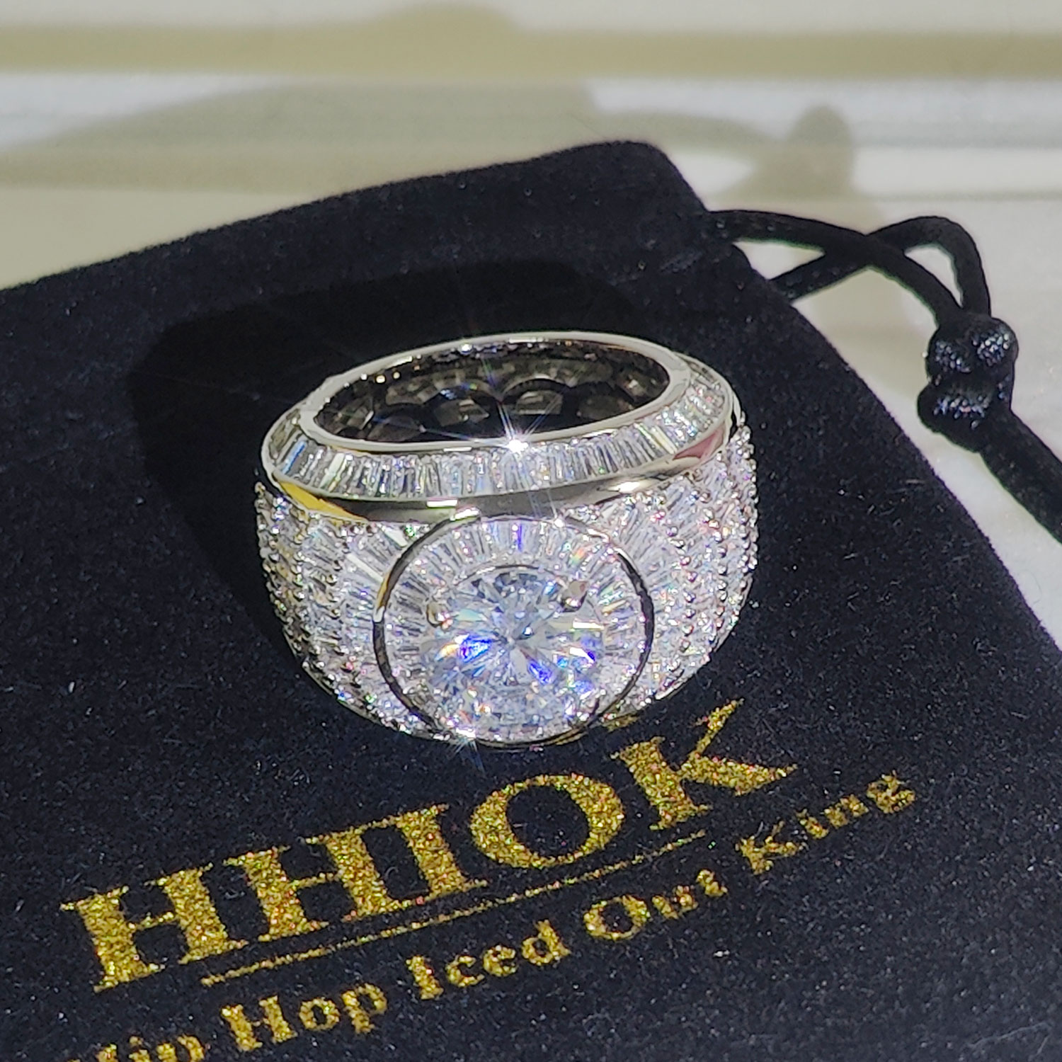 Silver/18k Gold Plated Cluster - Street Fashion Rings recension och pris