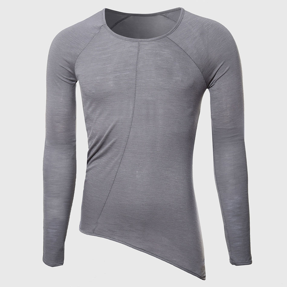 Men Cool Longline T Shirts Cut - Longline Tee Oversized recension och pris