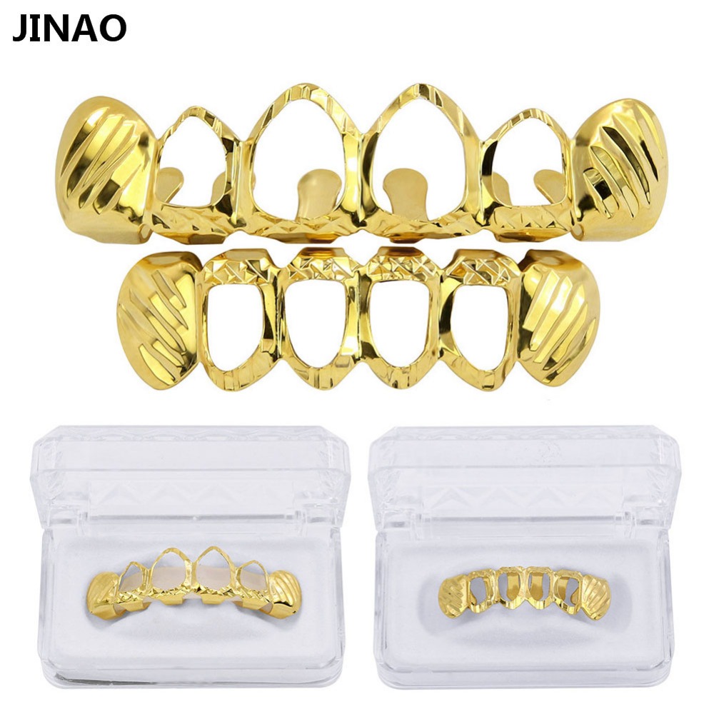 JINAO New Fit D-Cut Grillz Set - Street Fashion Jewelry recension och pris
