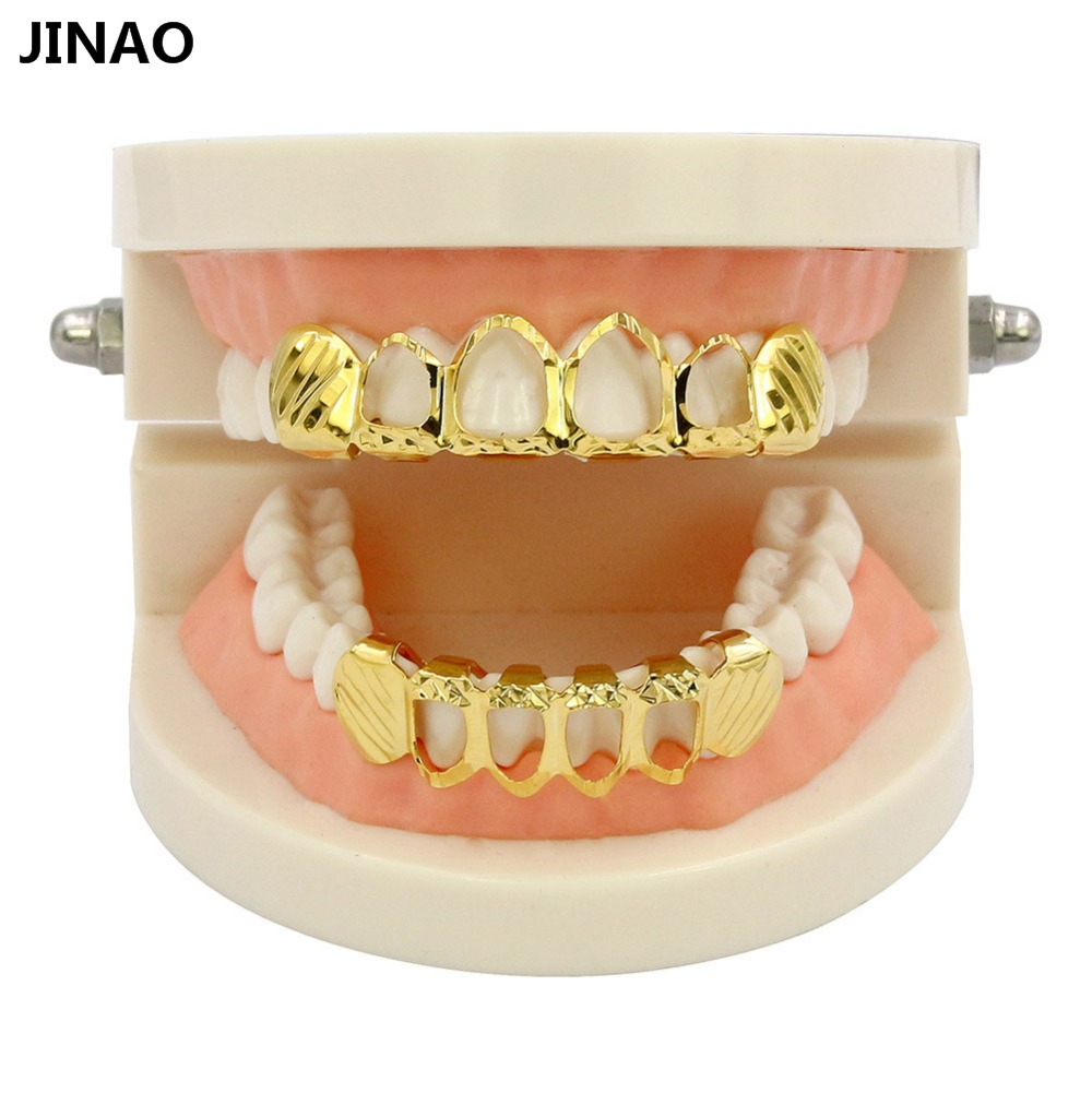 JINAO New Fit D-Cut Grillz Set - Street Fashion Jewelry recension och pris