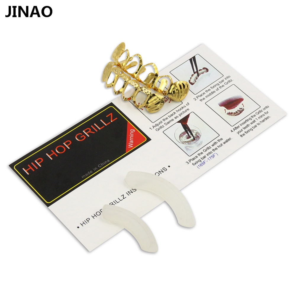 JINAO New Fit D-Cut Grillz Set - Street Fashion Jewelry recension och pris