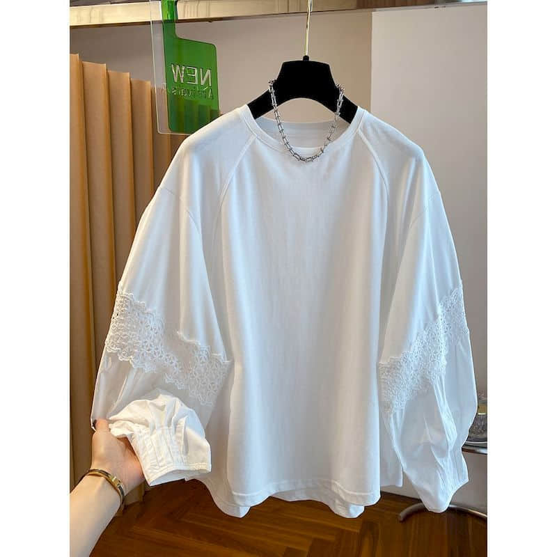 Solid T-shirts for Women Overs - Longline Tee Oversized recension och pris