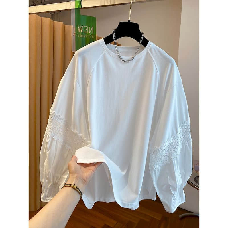 Solid T-shirts for Women Overs - Longline Tee Oversized recension och pris