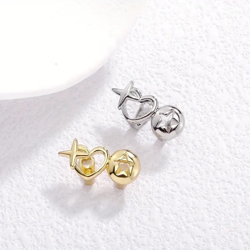 Classic Hip-Hop Star-Shaped Br - Street Fashion Jewelry recension och pris