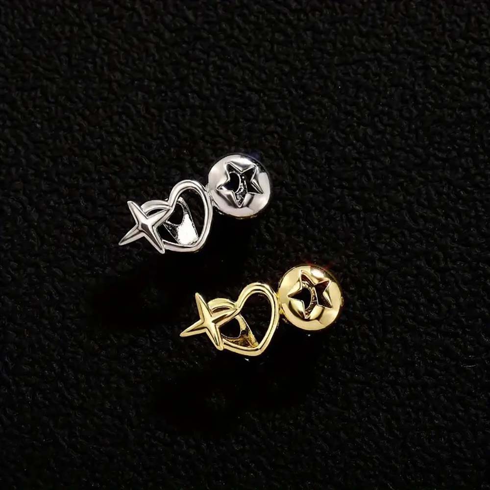 Classic Hip-Hop Star-Shaped Br - Street Fashion Jewelry recension och pris