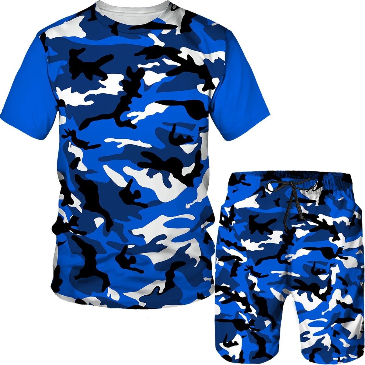 Men's Camouflage T-shirts Shor - Camo Pattern Set recension och pris