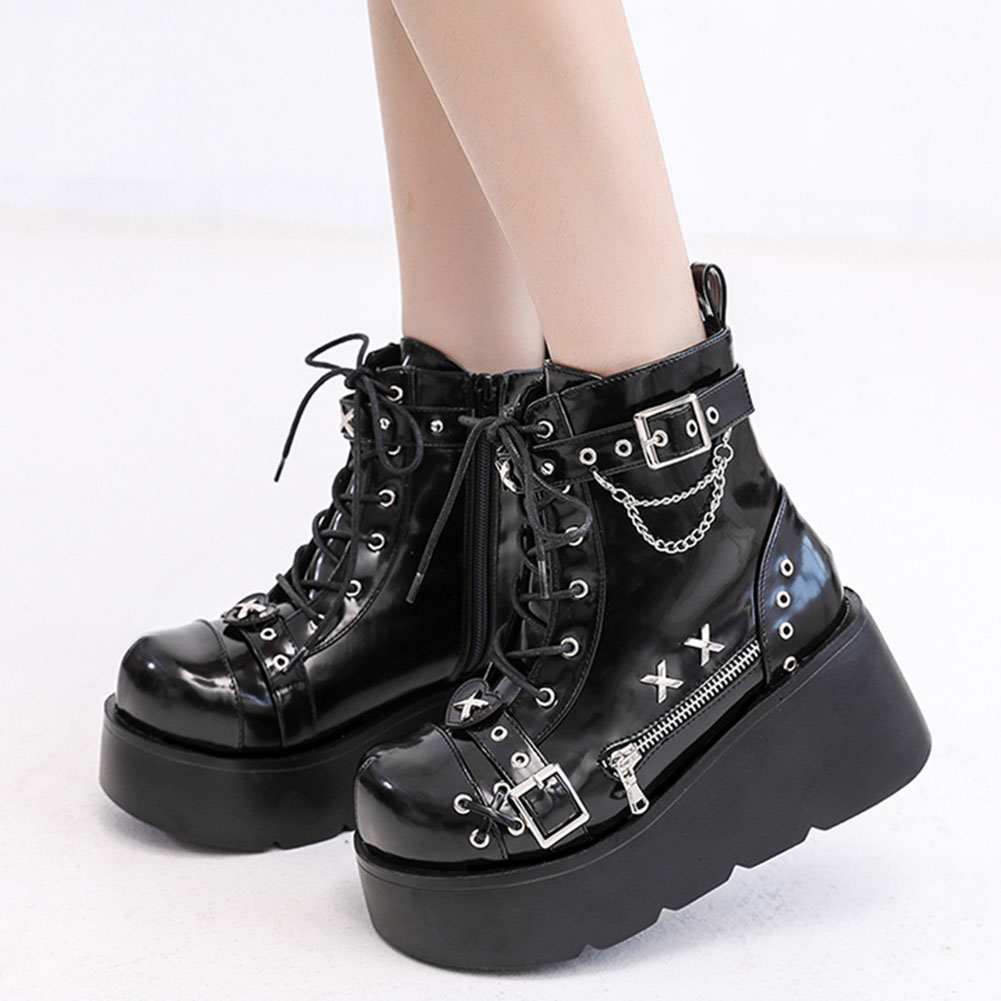 Brand New Ladies Goth Platform - Street Fashion Brand recension och pris