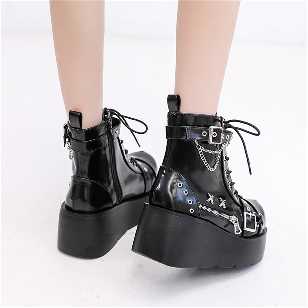 Brand New Ladies Goth Platform - Street Fashion Brand recension och pris