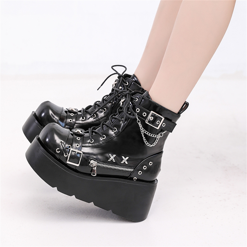Brand New Ladies Goth Platform - Street Fashion Brand recension och pris