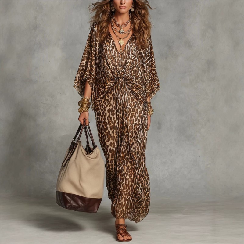 Fashion Leopard Print Dress Se - Italy Fashion Street recension och pris