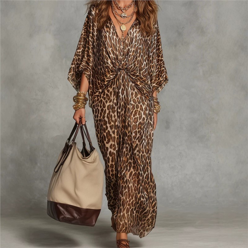 Fashion Leopard Print Dress Se - Italy Fashion Street recension och pris