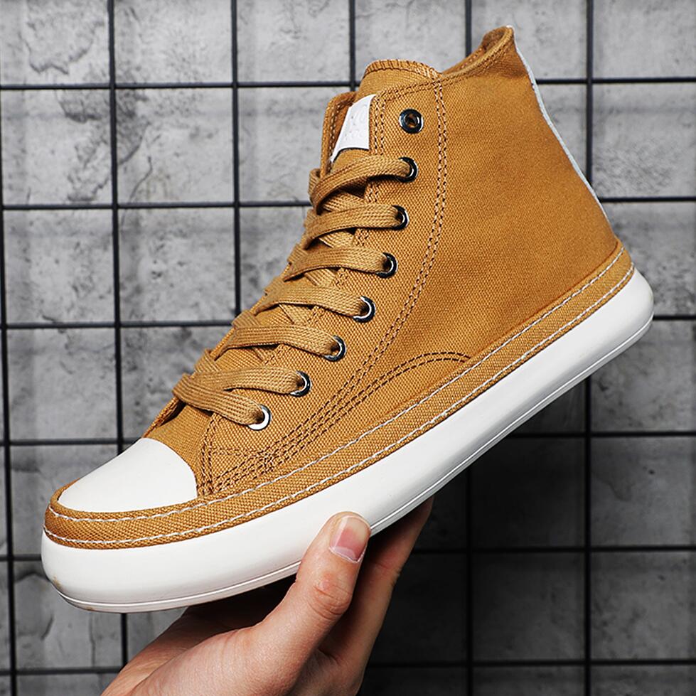 Men's High Top Canvas Shoes Ca - Street Fashion Brand recension och pris