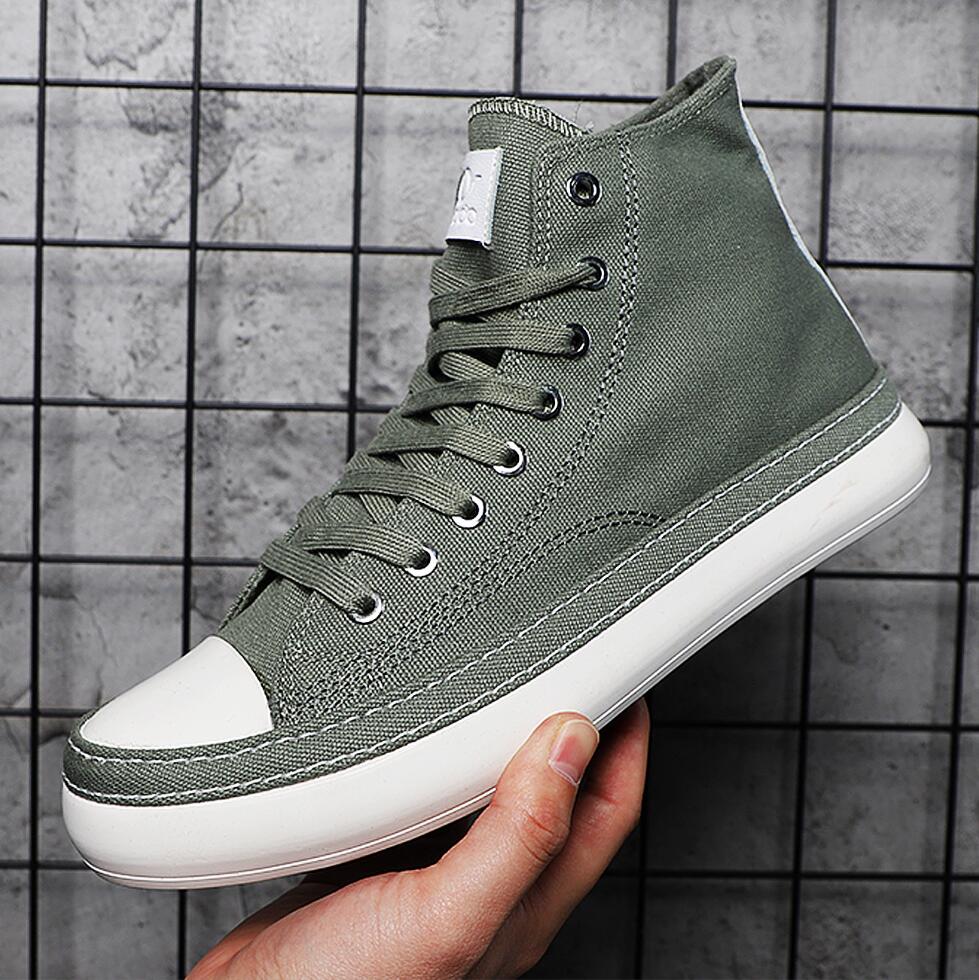 Men's High Top Canvas Shoes Ca - Street Fashion Brand recension och pris