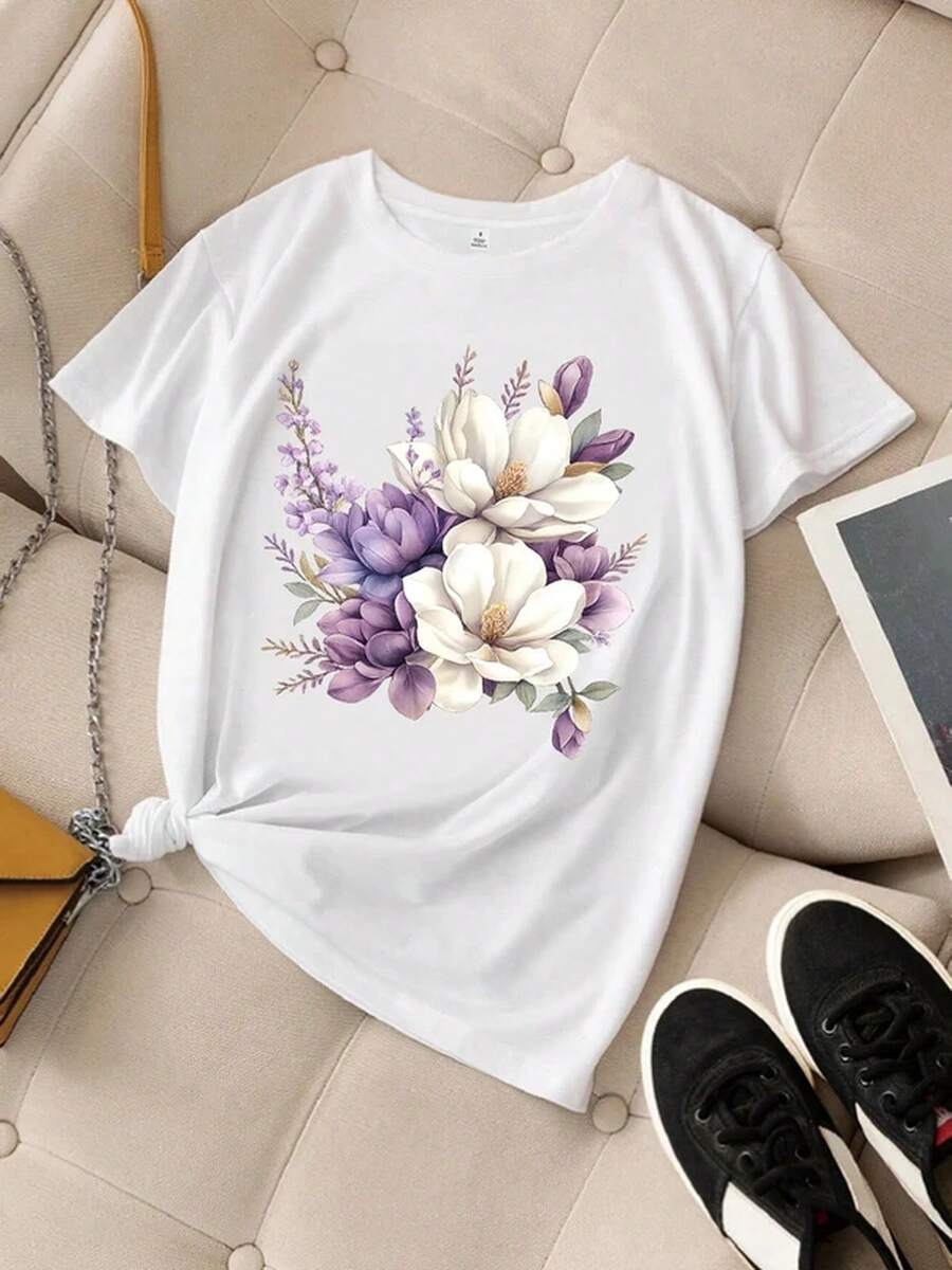 Summer Floral Print Women Casu - Italy Fashion Street recension och pris