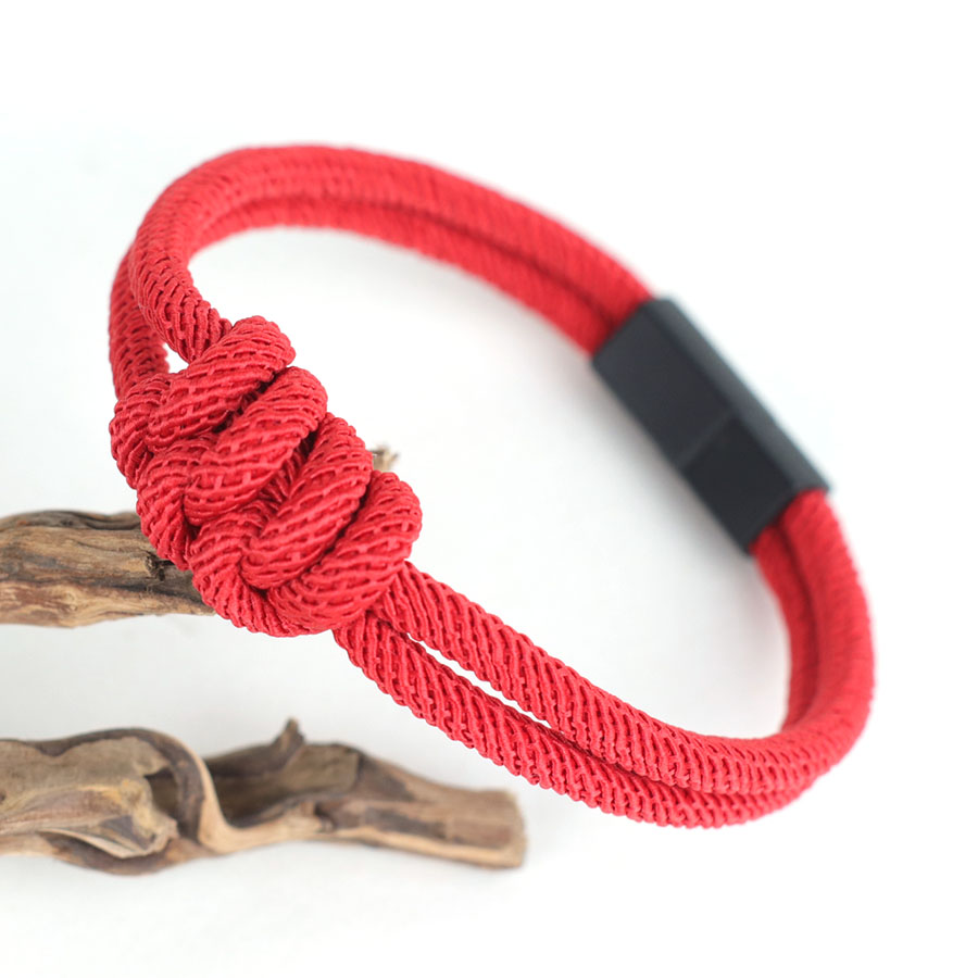Stylish Men Rope Bracelet High - Street Fashion In Milan recension och pris