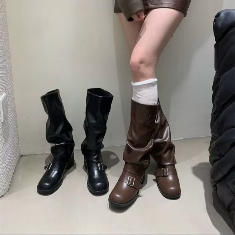 2025Woman Boots Knee High Plat - Street Fashion Trend 2025 recension och pris