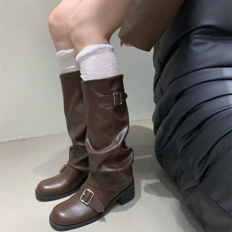 2025Woman Boots Knee High Plat - Street Fashion Trend 2025 recension och pris